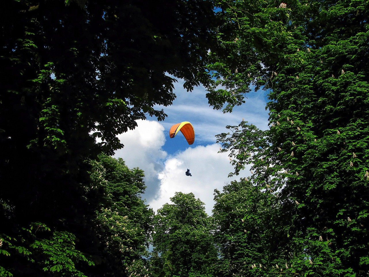 skydiving